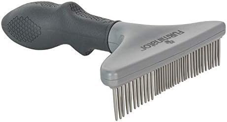FURminator Grooming Rake Tool for Dogs & Cats With Thick Coats - Image 5