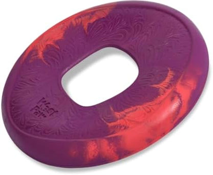 WEST PAW Seaflex Sailz Dog Toy Flying Disc – Machine Washable Dog Toys for Moderate Chewers – Eco-Friendly Zogoflex Toys for Dogs – Perfect for Gnawing, Fetch, Catch, Pet Training – Hibiscus by WestPaw
