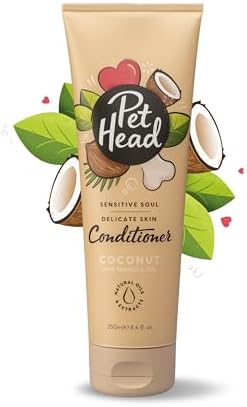 Pet Head Sensitive Soul Dog Conditioner | Coconut Scent | 8.4 fl. oz. by PETHEAD