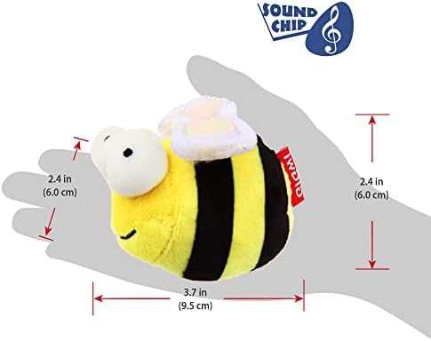 Gigwi Chirpy Bee Sound Toy for Cats, Interactive Squeaking Cat Toys Melody Chaser Play and Squeak Kitten Toy for Boredom - Image 2