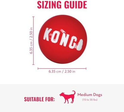 KONG Wild Knots Bear and Signature Balls, 2 Pack, for Medium Dogs - Image 6
