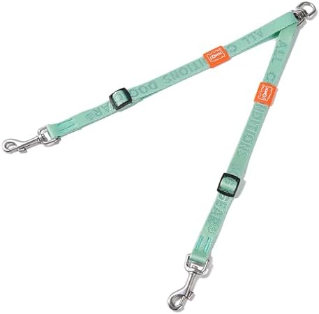 HOWGO Double Dog Leash,Tangle-Free 360 Swivel(MintGreen, Std M-L Splitter) by HOWGO