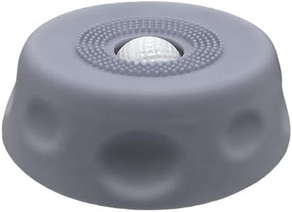 Dog Lick Bowl with Rolling Ball, 2026 Upgraded Slow Feeder Dog Bowls with Anti-Slip Base for Yogurt, Bone Broth, Water, Interactive Lick Toy for Large Medium Small Dogs (Gray)