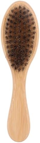 Soft Bristle Dog Cat Brush for Shedding, Boar Bristle Pet Grooming Brush with Wood Handle Gentle Massage Tool for Short Long Haired Dogs Cats Kittens Grooming Supplies by Unknown