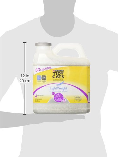 Purina Tidy Cats Light Weight, Low Dust, Clumping Cat Litter, LightWeight Glade Clean Blossoms Multi Cat Litter - 6 lb. Jug