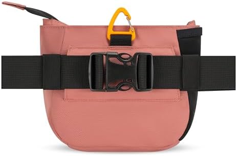 OllyDog Backcountry Day Bag | Dog Training Treat Pouch | Eco-Friendly Recycled Fabric Fanny Pack with Zipper Closure, Built-in Poop Bag Dispenser & Adjustable Waist Belt (Desert) - Image 5