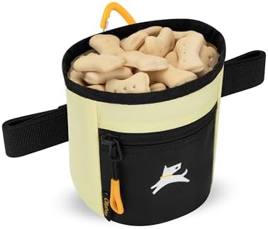 OllyDog, Goodie Treat Bag, Dog Treat Training Pouch | Magnetic Closure | 3 Ways to Wear | Hands-Free Waist Belt | Water-Resistant Recycled Vegan Fabric (Sol) - Image 5