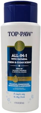 Top Paw All-in-1 Oatmeal Shampoo and Conditioner for Dogs, 17 Ounces - Image 6