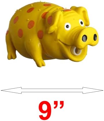 Multipet Latex Grunting Toy Bundle Color:Pig Pack of 2