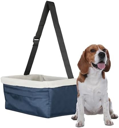 PetSafe Happy Ride Dog Booster Seat, Navy Blue, Up to 25 Lb by PetSafe