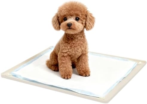 Dog Pee Pad Holder, Silicone Tray, 4-Corner Fixing, 36x25 inch by BLISSSTORM