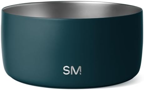 Simple Modern Dog Bowls & Cat Bowls | Large (8 Cups) | Teal by Unknown