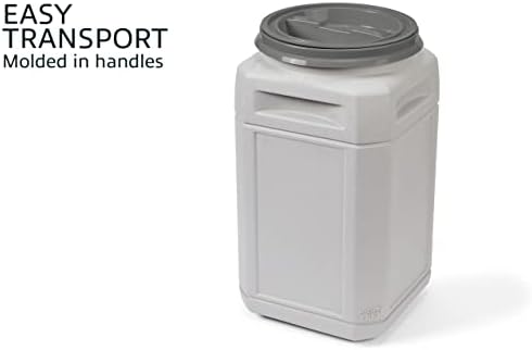 Mighty Tuff Airtight Dog Food Storage Container – 13 Gal, up to 54 lb Capacity – Cat and Dog Food Container with Twist Lid & Handles – BPA-Free, Made in USA - Image 7
