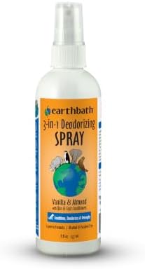 earthbath Vanilla & Almond 3-in-1 Dog & Puppy Deodorizing, 8 Oz (1 Pack) by earthbath