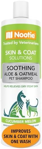 Nootie Cucumber Melon Pet Shampoo for Dogs & Cats, Gentle Oatmeal Formula by Nootie
