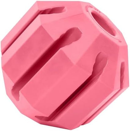 KONG Puppy Activity Ball, Natural Rubber Teething Toy, Medium Puppies, Pink - Image 2