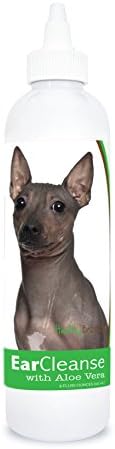 Healthy Breeds American Hairless Terrier Ear Cleanse with Aloe Vera Cucumber Melon 8 oz by HealthyBreeds