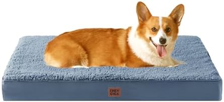 EHEYCIGA Orthopedic Dog Bed Large with Removable Washable Cover, 35x23 by EHEYCIGA