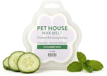 Cucumber Mint Spring and Summer Wax Melts Plant-Based Wax, Pet House by OneFurAll