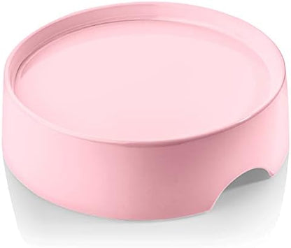 CatGuru Food Table for Cat Bowls, Elevated Feeding Station for Cat Food Bowl, Raised Stand for Pet Food and Water Bowls, Pet Feeder for Indoor Cats, Stress Free Stand for Pet Dishes (Pink, Standard) by CatGuru