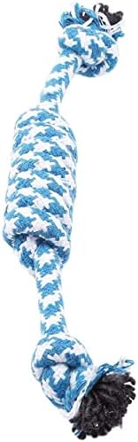 Pet Dog Chews Knot Rope Toys Interactive Tug - war Play Teething Toys , Color 2 Durability and fashion