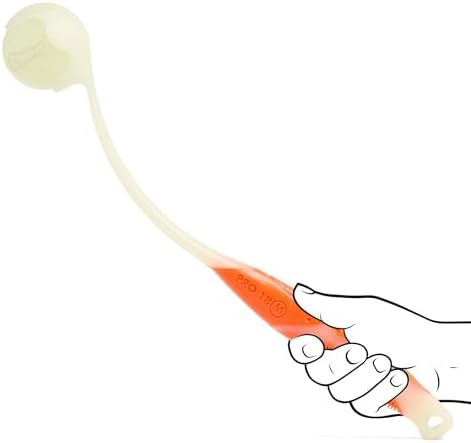 Chuckit Pro Fetch Toy Ball Launcher For Dogs; Compatible With Any Chuckit! Medium Size 18 Inch + Max Glow Ball - Image 5