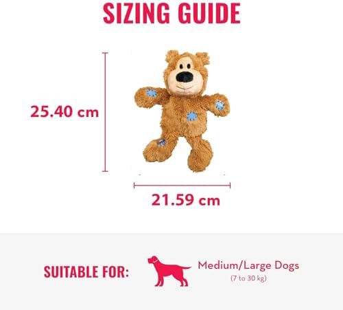 Kong Wild Knots Bear, Knotted Rope Plush Toy, for Medium/Large Dogs - Image 4