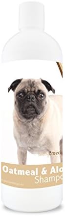 Healthy Breeds Pug Oatmeal Shampoo with Aloe 16 oz by HealthyBreeds