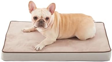 Orthopedic Memory Foam Dog Bed, Cooling Dog Beds for Medium/Large Dogs -Waterproof Pet Bed for Crate with Removable Washable Cover (M(29inch,45Lbs)) by ABETTERLIFEWITHPET
