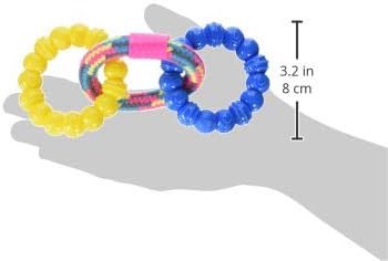 ZEUS Mojo Brights Rope & Ring Tug, Dog Toys for Small Dogs and Puppies