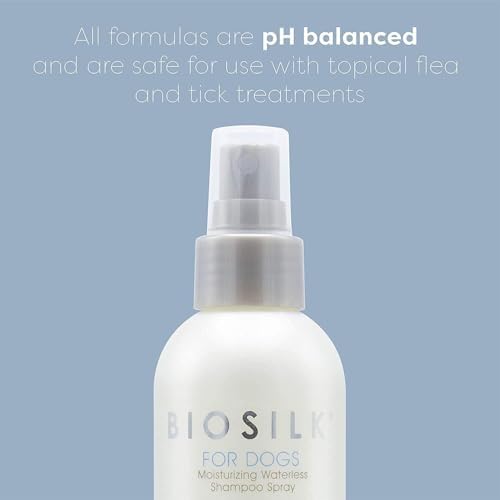 BioSilk for Dogs Silk Therapy Waterless Dog Shampoo Spray, 8 Fl Oz, 2-Pack - Image 5