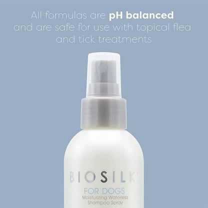 BioSilk for Dogs Silk Therapy Waterless Dog Shampoo Spray, 8 Fl Oz, 2-Pack - Image 5