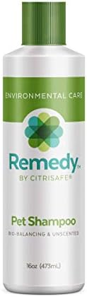 Remedy Pet Shampoo with Shea Moisture - All Natural, Dry Skin and Itch Relief - Cleans, Deodorizes and Conditions - 16oz by CitriSafe