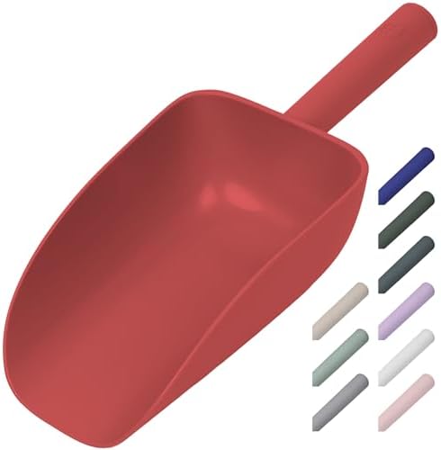 Extra Big Multipurpose Scoop– Solid Deep Scooper for Any Household – Disposing/Replacing Litter – Big Size Animal Pet Food Shovel – 44oz by CATSTAG
