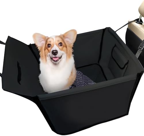 Medium Dog Car Seat - Scratchproof Waterproof Booster Seat for Large Dogs, SUVs, Cars & Trucks - 19" x 23" x 19" by Winbate