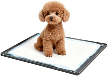 Dog Pee Pad Holder, Silicone Tray, 4-Corner Fixing, 36x25 inch by BLISSSTORM