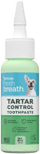 TropiClean Oral Care Brushing Gel for Dogs & Cats| Dog Toothpaste | Pet Dental Gel | Dog Teeth Cleaning Use with Pet Toothbrush | 2 oz by TropiClean