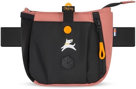 OllyDog Backcountry Day Bag | Dog Training Treat Pouch | Eco-Friendly Recycled Fabric Fanny Pack with Zipper Closure, Built-in Poop Bag Dispenser & Adjustable Waist Belt (Desert) - Image 3