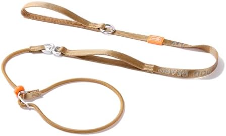 HowGo Slip Lead Dog Leash, 360°Swivel Anti-Tangle (Brown 5.5FT) by HOWGO