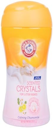 Arm & Hammer Calming Cat Litter Deodorizing Crystals, Chamomile, 15 Ounce (Pack of 12) by ArmHammer
