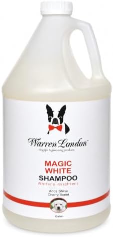 Warren London Magic Bright Whitening Dog Shampoo for White Coats, 1 Gallon by WarrenLondon