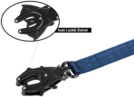 ICEFANG Tactical Dog Leash with Quick-Release Metal Clasp,Bungee-Dog Lead - Image 3