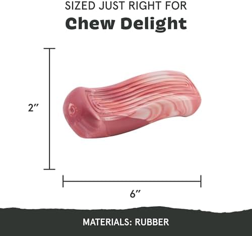 BarkBox Tough Break Bacon Dog Toy - Medium - Large - Image 2
