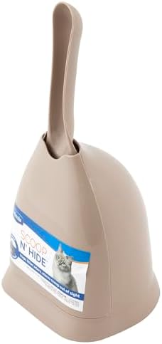 Petmate Scoop N' Hide Cat Litter Scoop with Discreet Holder; Titanium - Image 5