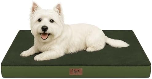 Waterproof Orthopedic Dog Crate Bed for Small Dogs & Cats by TailStories