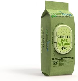 Greenbone Gentle Pet Wipes Unscented 150 Wipes - Image 5