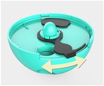 Interactive Cat Toy Treat Dispenser - Wobble Teaser Ball with Food Feeder and Swivel Wand for Cats & Kittens - Image 5