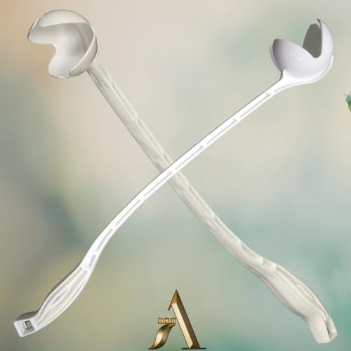 AnNafi Speed Arm Cricket Practice Launcher & Ball Pickup | Dog Thrower | Fetch & Fold Set | Cricket Equipment (With Tennis Ball, White) - Image 2
