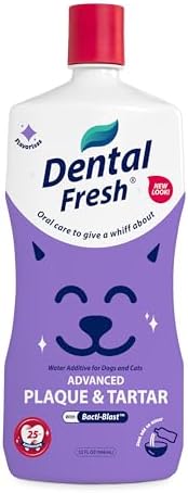 Dental Fresh Advanced Plaque & Tartar Support Water Additive, 32 fl oz by DentalFresh
