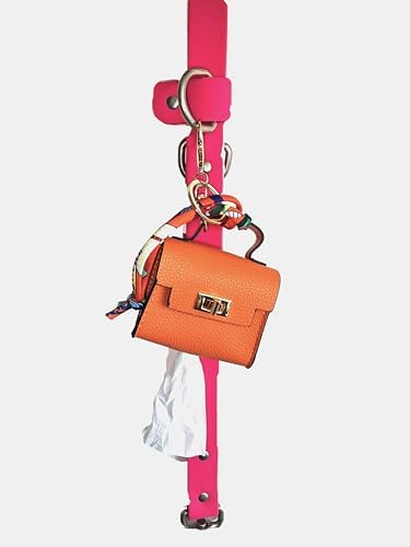 Barkin Designer Dog Poop Bag Holder for Leash, Waste Bag Dispenser, Orange - Image 5
